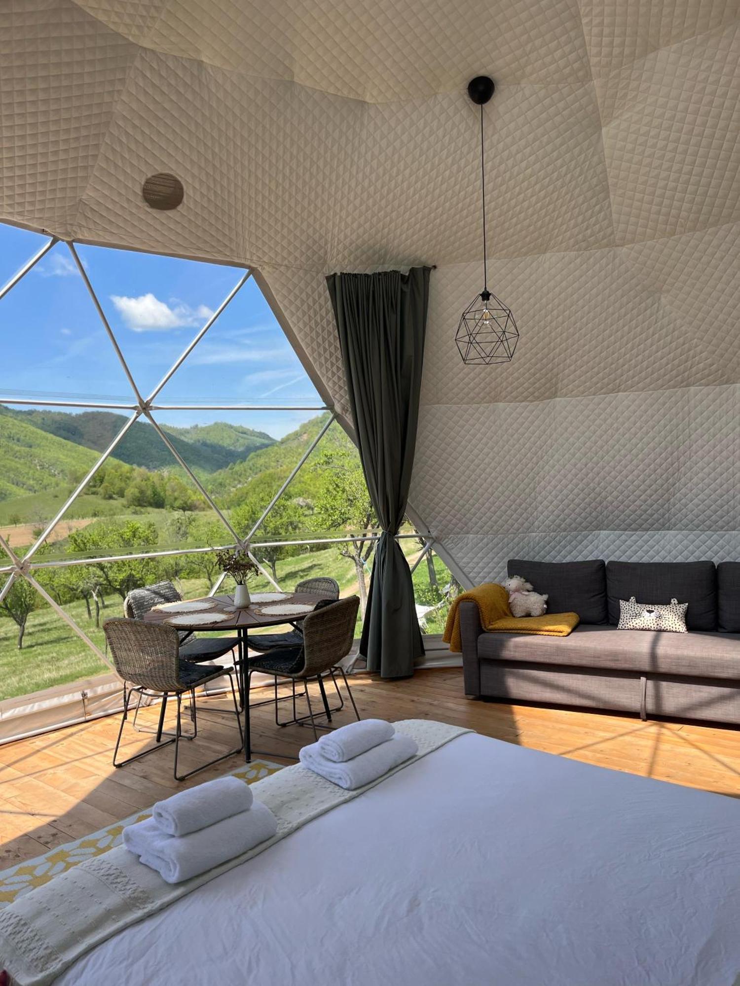 Tranquil Dome - Manta'S Retreat Glamping Cornereva酒店 外观 照片